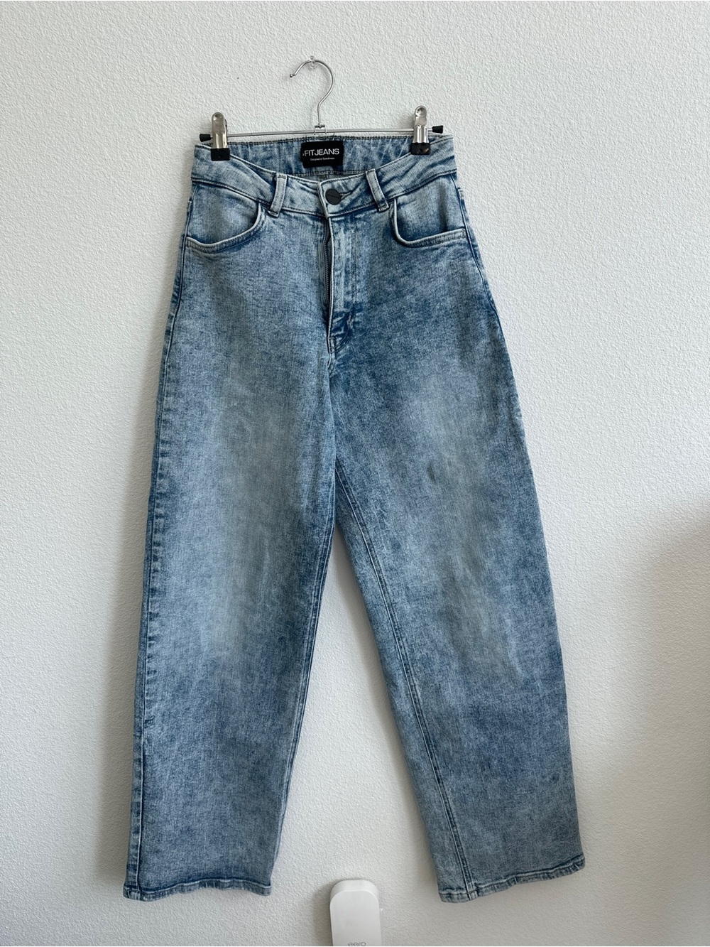 FITJEANS Washed Light Blue Relaxed Jeans